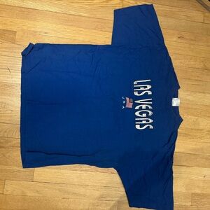 Blue Las Vegas Graphic T-Shirt